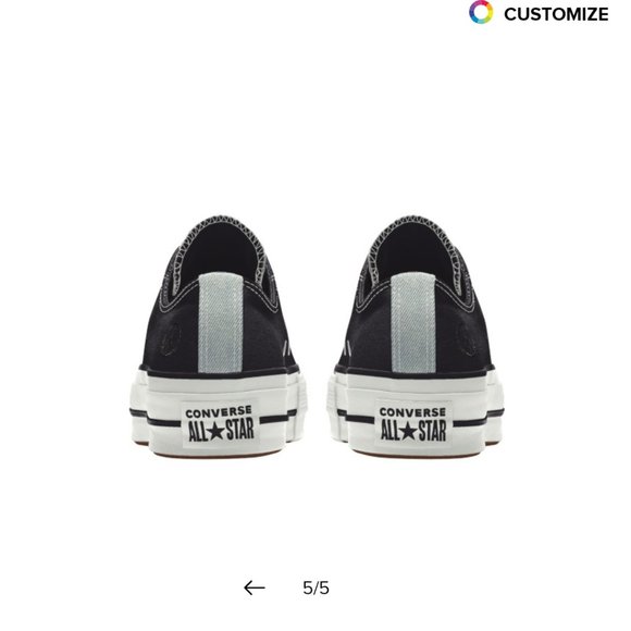 All star platform converse black - Picture 3 of 7